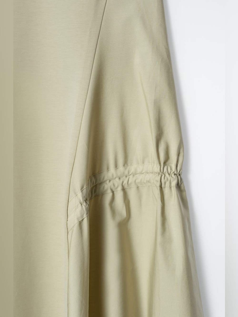 COS PANELLED GATHERED-SIDE MIDI DRESS - Picture 2 of 8
